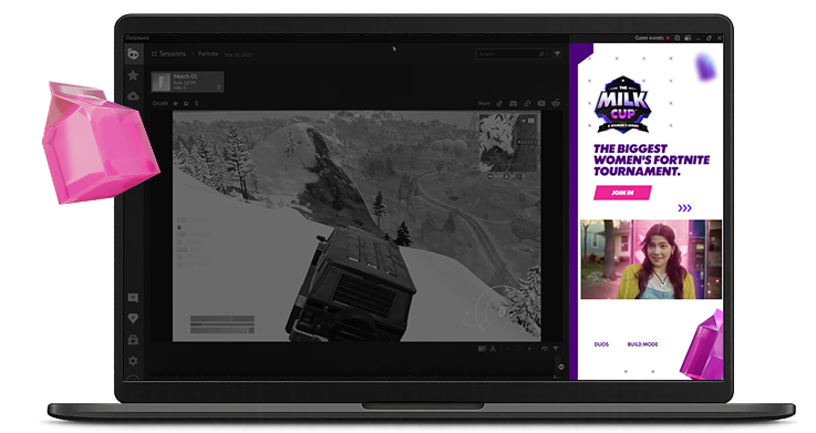 MilkPEP companion-app placement