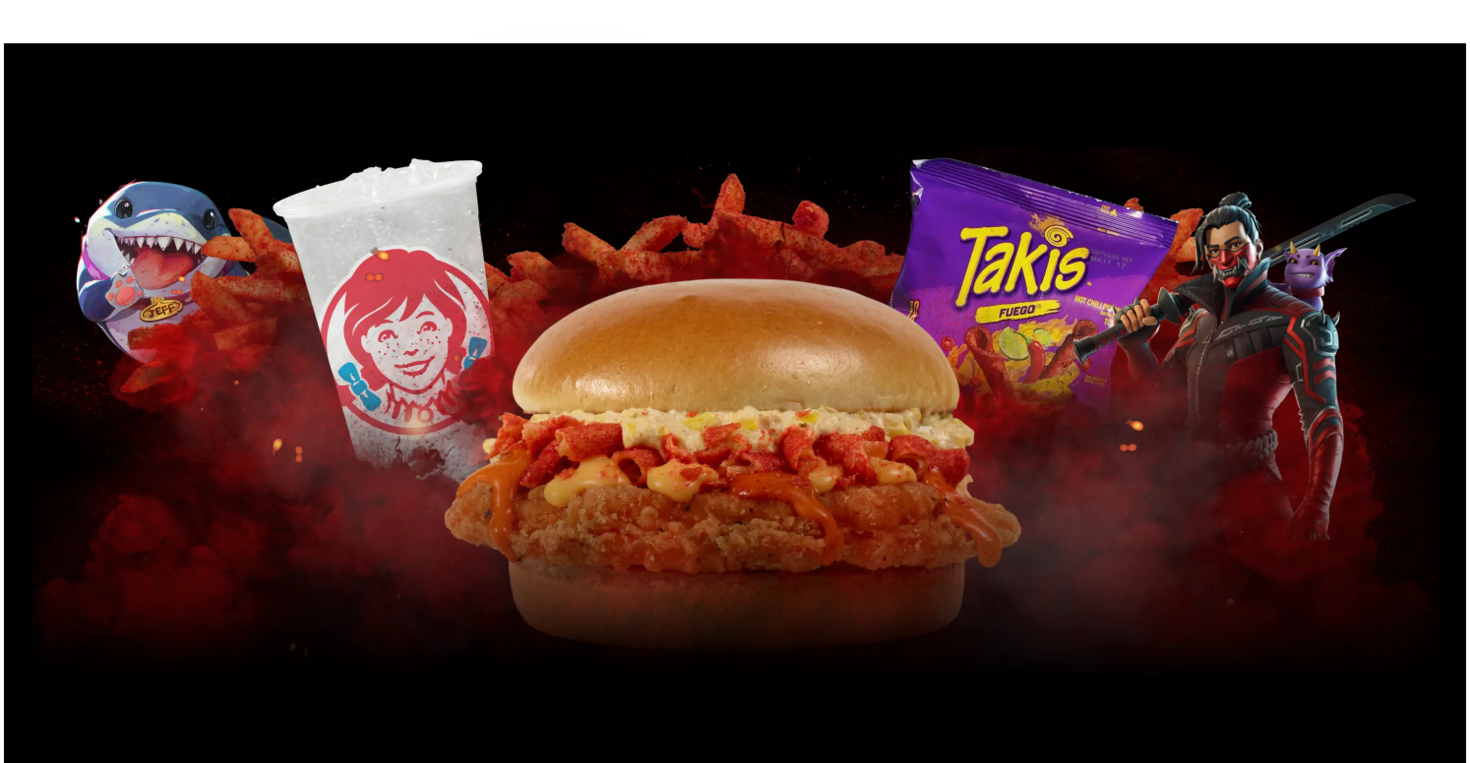 Wendy's x Takis hero